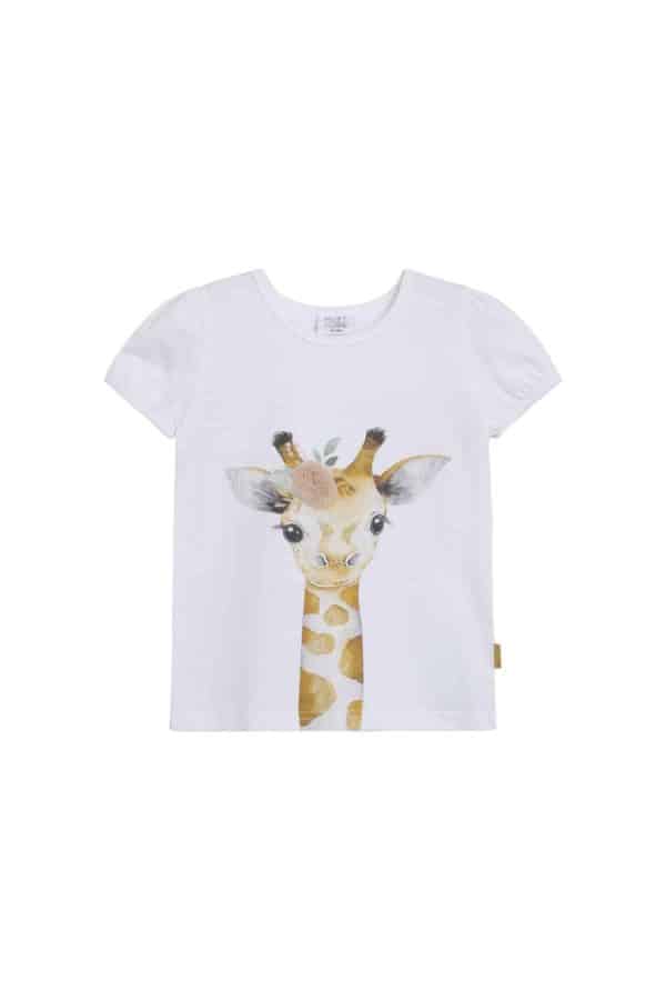 Hust and Claire T-shirt Annielle met opdruk van giraffe