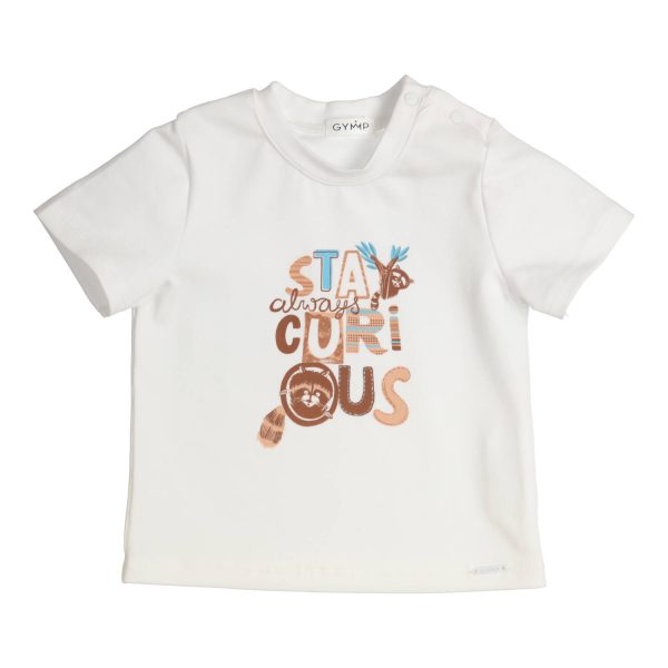 GYMP wit T-shirt 'Always stay curious'